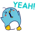😆 Little blue penguin - 'ALPENG' ver 3, Telegram sticker 21 of 25