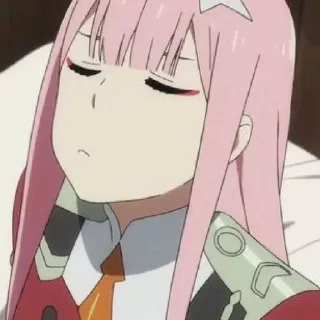 😒 Zero two, sticker Telegram 16 sur 25