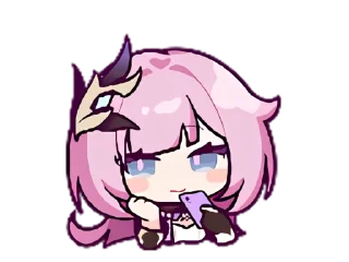 🤔 爱莉希雅, Telegram sticker 23 of 24