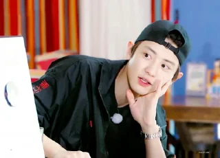 🖤 彡park chanyeol by @roleplayedits, Telegram sticker 14 of 16