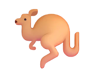 🦘 Fluent Emoji #7 @HiSticker, sticker Telegram 7 sur 45