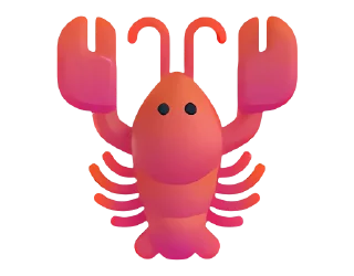🦞 Fluent Emoji #7 @HiSticker, sticker Telegram 12 sur 45