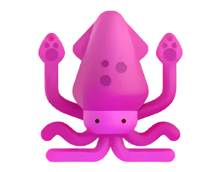 🦑 Fluent Emoji #7 @HiSticker, sticker Telegram 10 sur 45