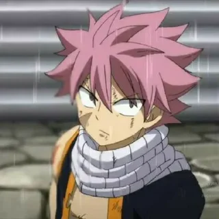 ☄ Natsu dragneel - @animestickersid, Telegram sticker 23 of 30