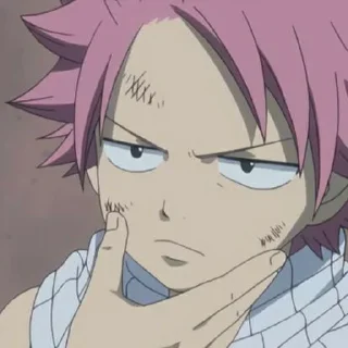 ☄ Natsu dragneel - @animestickersid, Telegram sticker 6 of 30