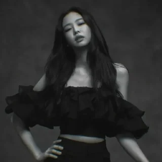 🌬 jennie dark @tkljjeva, Telegram sticker 6 of 14