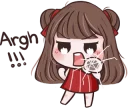 😡 Baby Boo : Mumu [ Eng Ver. ] @bistic, sticker Telegram 22 sur 40