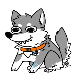 😁 芋頭狗狗包, стикер Telegram 10 из 79