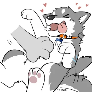 😝 芋頭狗狗包, стикер Telegram 17 из 79