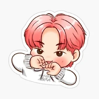 😉 Cute Bangtan, стикер Telegram 16 из 20
