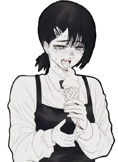 🥺 Kobeni Higashiyama (CSM) @Anak_kucing_stiker, стикер Telegram 19 из 40