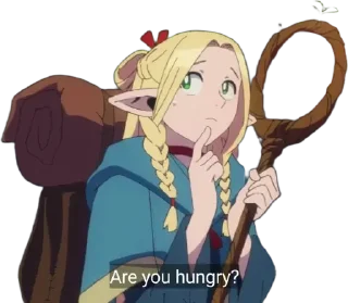 🤤 Dungeon Meshi @AnimeLibrary_Stickers, sticker Telegram 24 sur 75