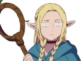 😐 Dungeon Meshi @AnimeLibrary_Stickers, sticker Telegram 21 sur 75