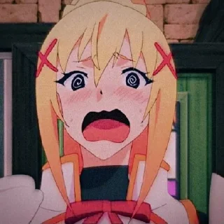 💈 KonoSuba // @ZoldyckStickers, sticker Telegram 6 sur 83