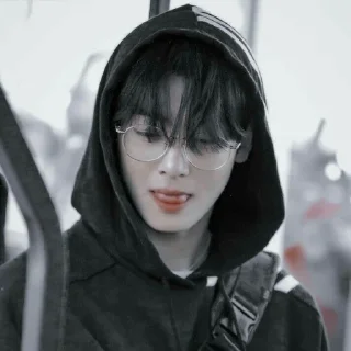 🤔 eunwoo @WOODZSTCAN, стікер Telegram 13 з 14