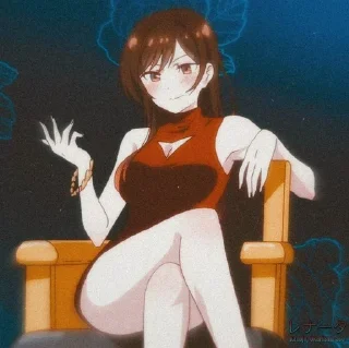 🖤 Chizuru Ichinose | @Marin_Kitagawa, стікер Telegram 14 з 65