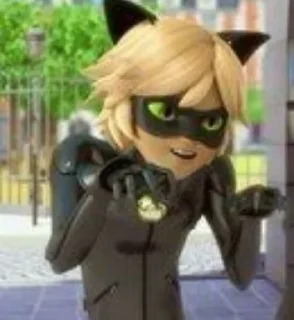 🤺 Miraculous Cartoon 🐾 [@KawaiiStickersHere], Telegram sticker 16 of 39