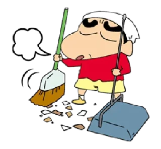 😗 Shinchan, стикер Telegram 13 из 44
