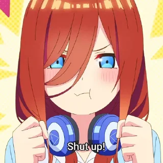 😕 Anime reactions, стикер Telegram 23 из 100