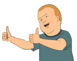 👍 Bobby Hill, стікер Telegram 21 з 22