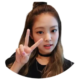 ✌️ Jennie Kim @Stickersey, sticker Telegram 17 sur 25