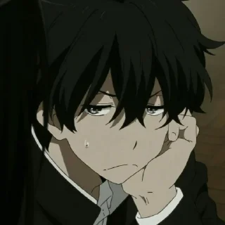 🖤 oreki houtarou @zumistickers, стікер Telegram 14 з 20