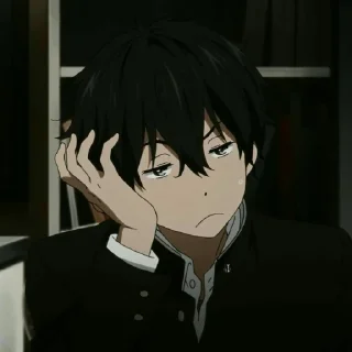 🖤 oreki houtarou @zumistickers, стікер Telegram 7 з 20
