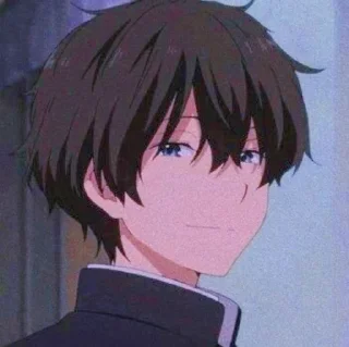 🖤 Houtarou oreki💤, sticker Telegram 8 sur 24