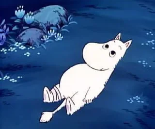 🥺 Moomin by @kataajun, sticker Telegram 11 sur 27