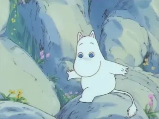 🥺 Moomin by @kataajun, sticker Telegram 16 sur 27