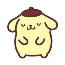 🔹 布丁狗 表情貼, Telegram sticker 23 of 40