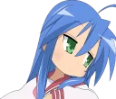 ❔ Izumi Konata Pack, Telegram sticker 8 of 19