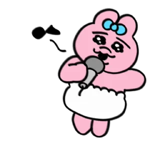 ⭐ うごきまちゅ！おぱんちゅうさぎ @moe_sticker_bot, Telegram sticker 11 of 24