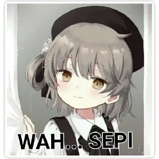 🤨 @animeindonesiaku & @myanimelists, Telegram sticker 10 of 120