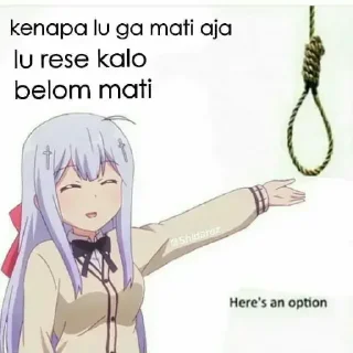 😏 @animeindonesiaku & @myanimelists, Telegram sticker 6 of 120