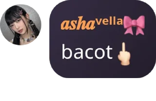 🖕 kanjeng ratu asha, стикер Telegram 24 из 37
