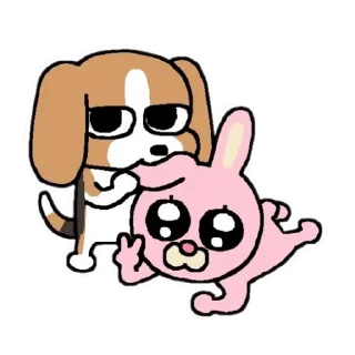 😋 兔子秀珍 更多贴纸 @riridoafflinks, стикер Telegram 22 из 74