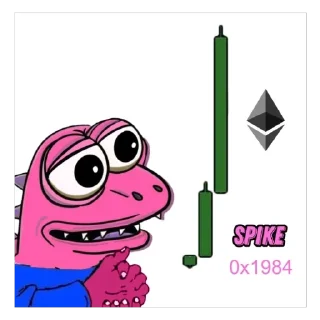 🫥 Spike on ETH, sticker Telegram 13 sur 76