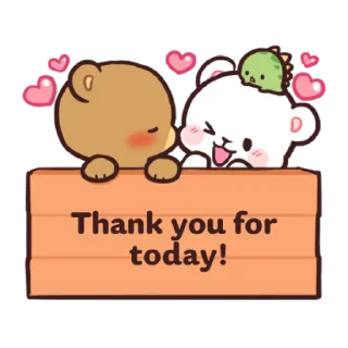 😘 Milk & Mocha Everyday, стікер Telegram 6 з 25