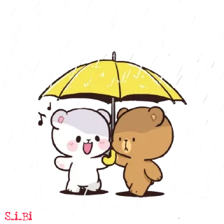 ☔️ @S_i_Bi (Milk & Mocha ), sticker Telegram 16 sur 100