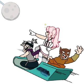 🚀 ARENA PIXEL, sticker Telegram 5 sur 8
