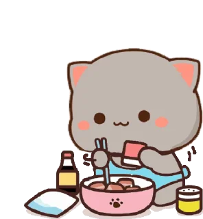 👨‍🍳 Peach 🤍 Goma @PeachLovesGoma, sticker Telegram 11 sur 45