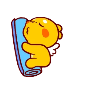 😴 QooBee Stiker Animasi 03 @bistic, Telegram sticker 15 of 24