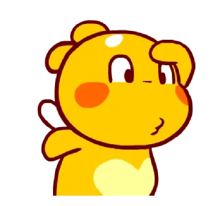 😗 QooBee Stiker Animasi 03 @bistic, Telegram sticker 18 of 24