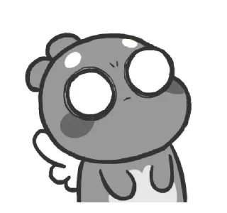 😨 QooBee Stiker Animasi 03 @bistic, Telegram sticker 21 of 24