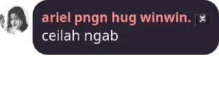 😊 punya ariel, стикер Telegram 18 из 23
