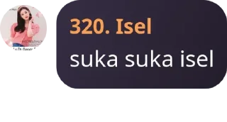 👎 isel @l0rongsendu, Telegram sticker 17 of 25
