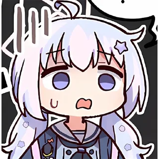 😨 ③Blue Arichve Sticker By 純粋な不純物 @Uindobureka, sticker Telegram 6 sur 120