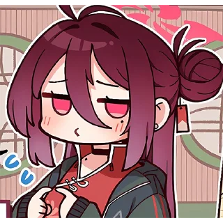 😗 ③Blue Arichve Sticker By 純粋な不純物 @Uindobureka, sticker Telegram 14 sur 120