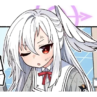 🙁 ②Blue Arichve Sticker By 純粋な不純物 @Uindobureka, стикер Telegram 10 из 120